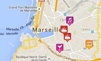 karte geju Marseļa 