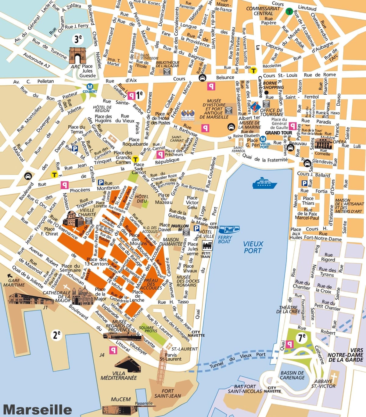 offline map of Marseille