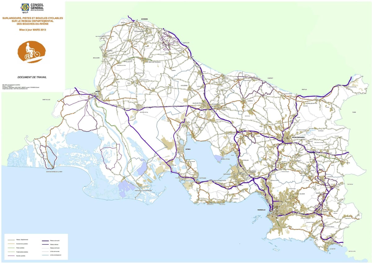 karte Marseļas velosipēds
