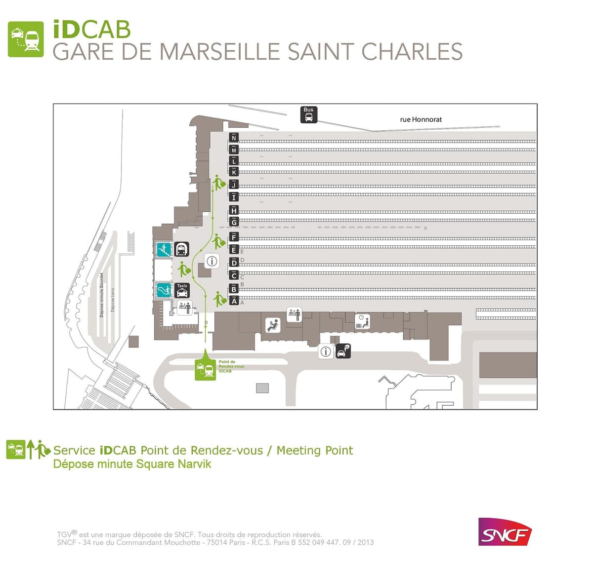 karte Marseille st charles dzelzceļa stacija