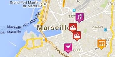 Karte geju Marseļa 