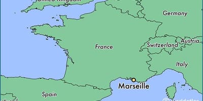 Rādīt Marseļas francijā karte
