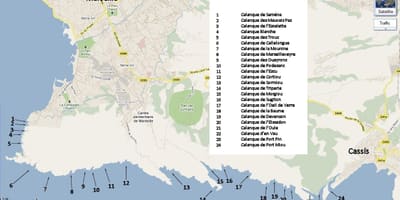 Karte Marseļas parks